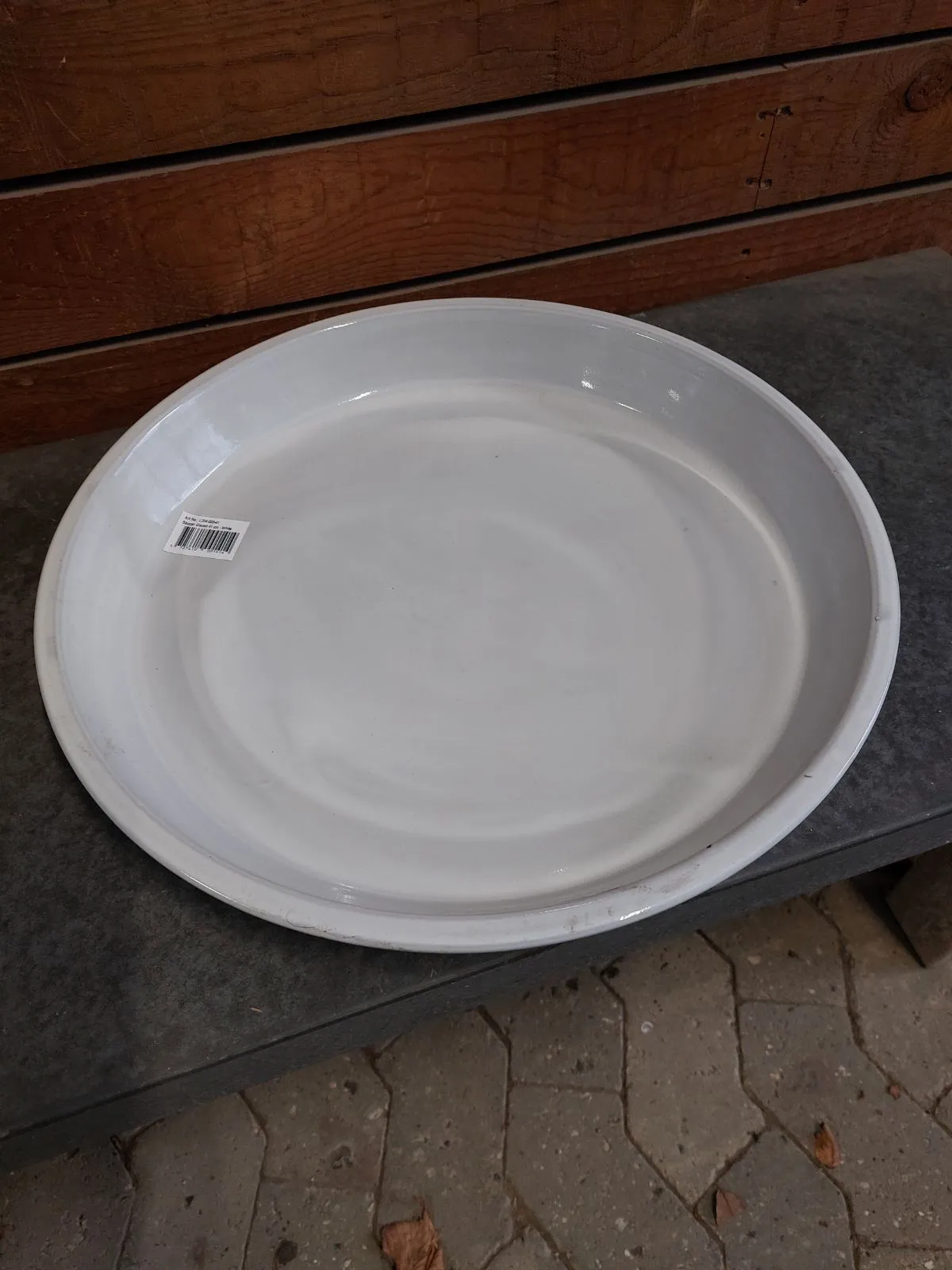 Woodlodge 41cm Blue Medoc Glazed Saucer - YJUSAU41BL