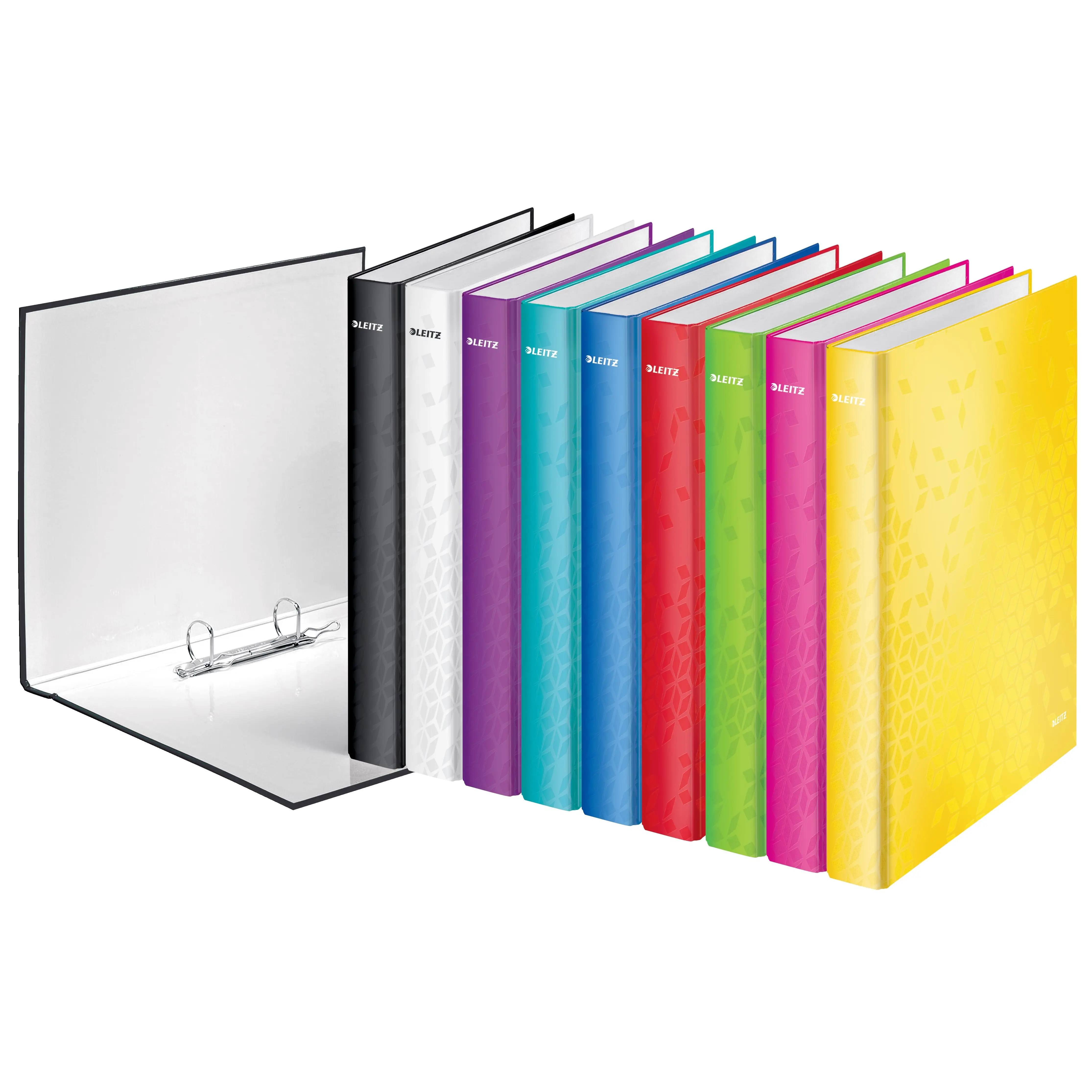 ACROPAQ - 10 x Ringbuch A4 - Mit 2 Ringen 16mm, Bis zu 100 Blatt, Rückenbreite 2,5 cm ACROPAQ - 10 x Ringbuch A4 - Mit 2 Ringen 16mm, Bis zu 100 Blatt, Rückenbreite 2,5 cm