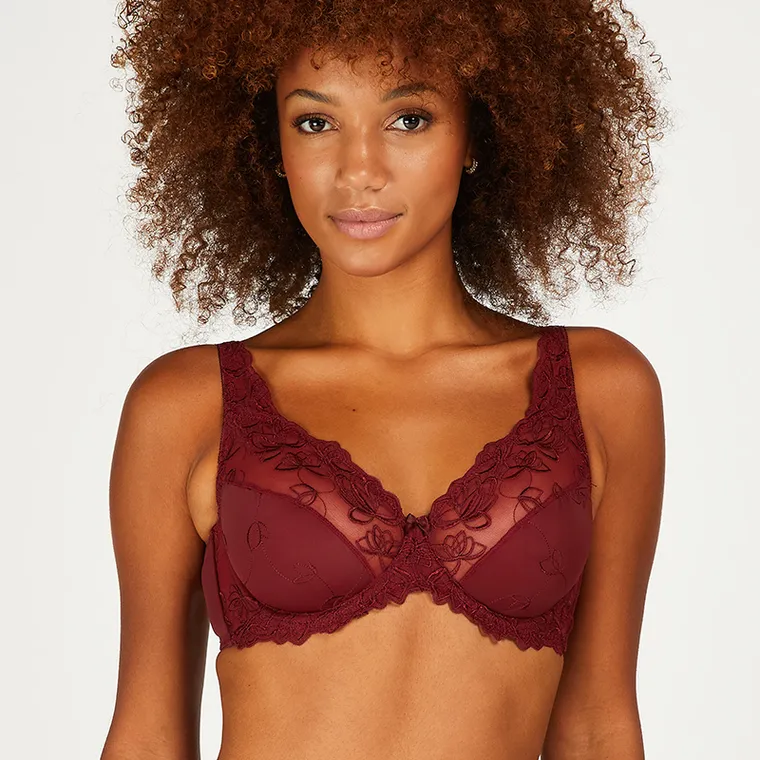 HUNKEMÖLLER DIVA BH, RØD • Pris 202.97