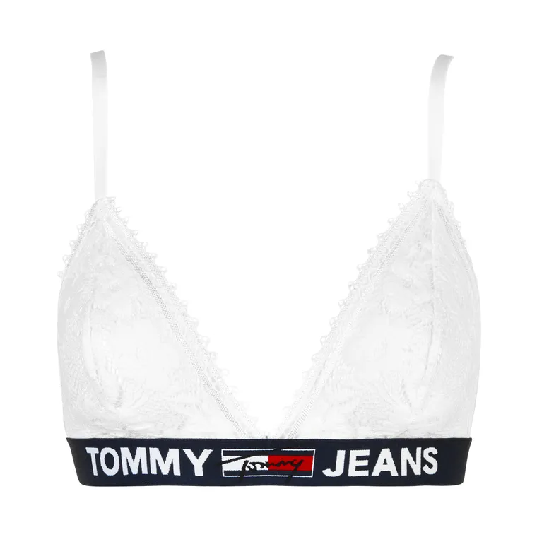 OO  Tommy Hilfiger Tommy Hilfiger Women's Lace Tanga Brief Panty - Black