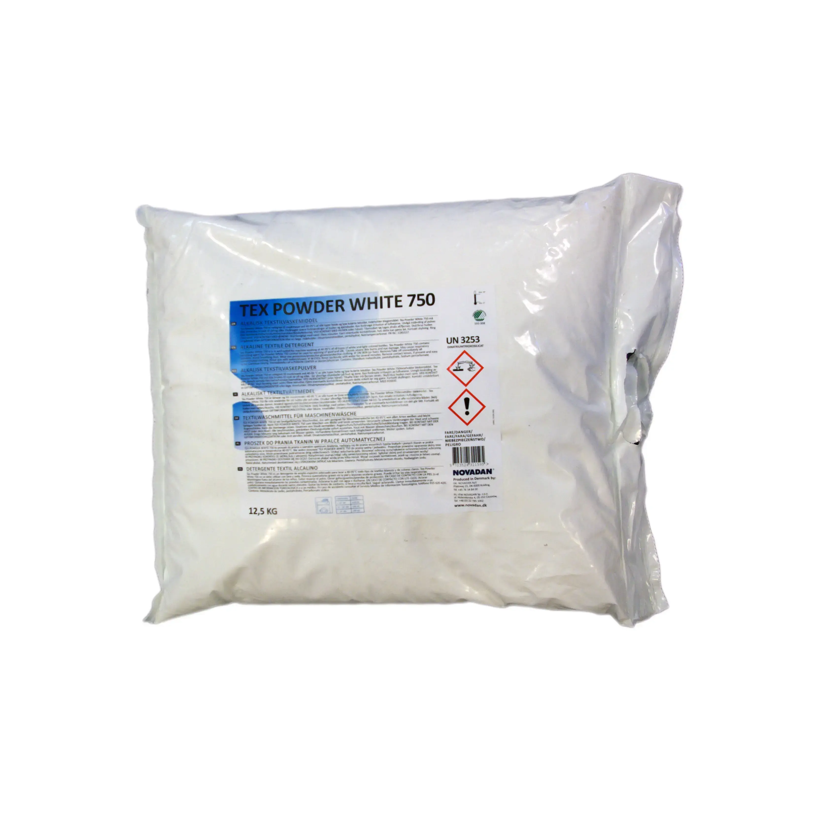 Vaskepulver - Tex Powder 750 - 12,5 kg - Køb billigt på Grafical.dk