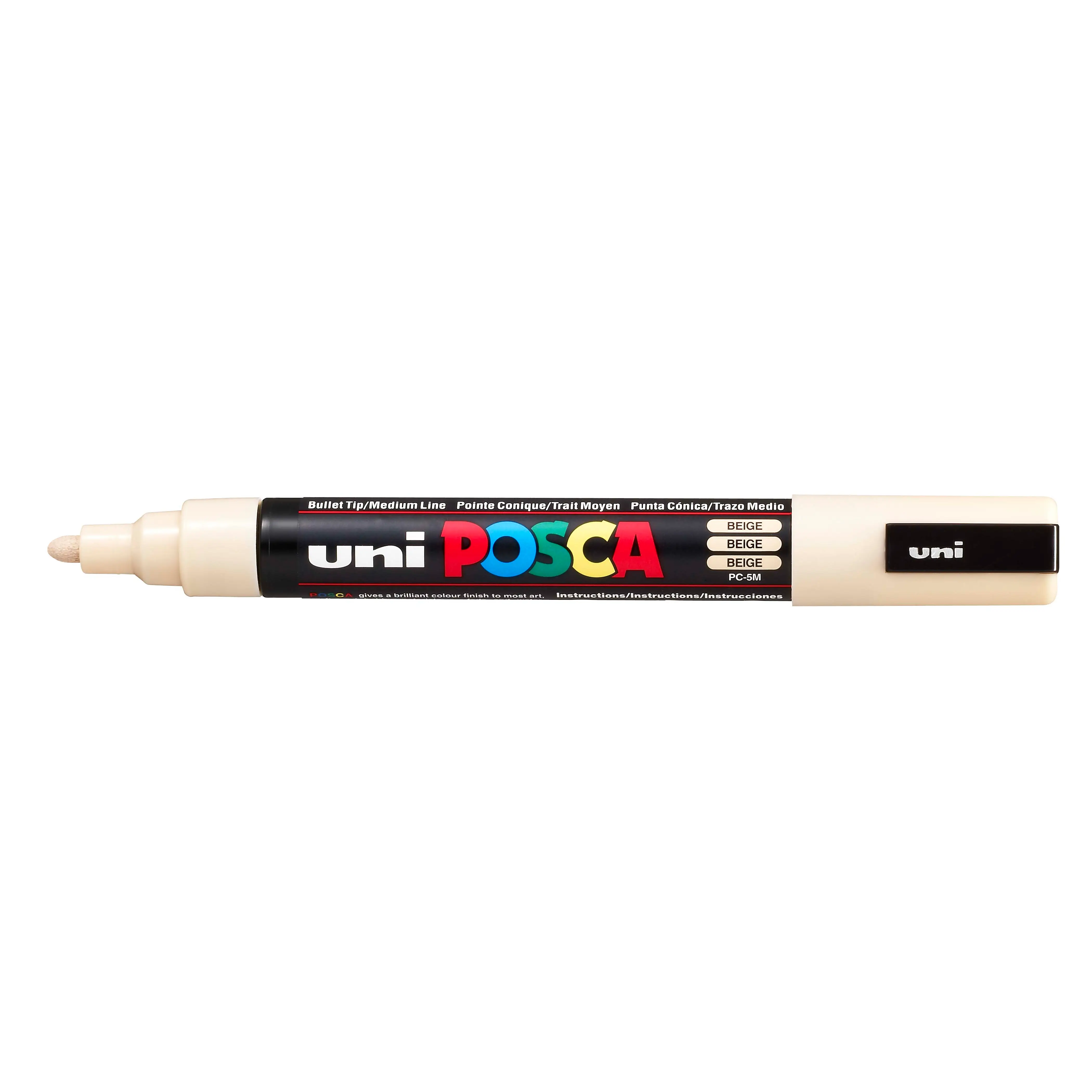 Paint marker Uni Posca PC5M beige 1,82,5mm 6 stk Køb billigt på