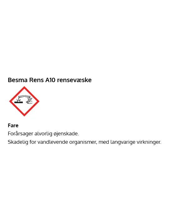 Besma Rens A10 Rensevæske 5L