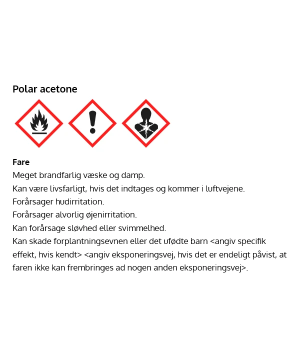 Polar acetone 5L