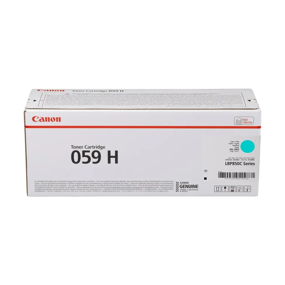 Canon printerblæk 059 H Cyan Toner Cartridge 13.5K - Køb billigt på ...