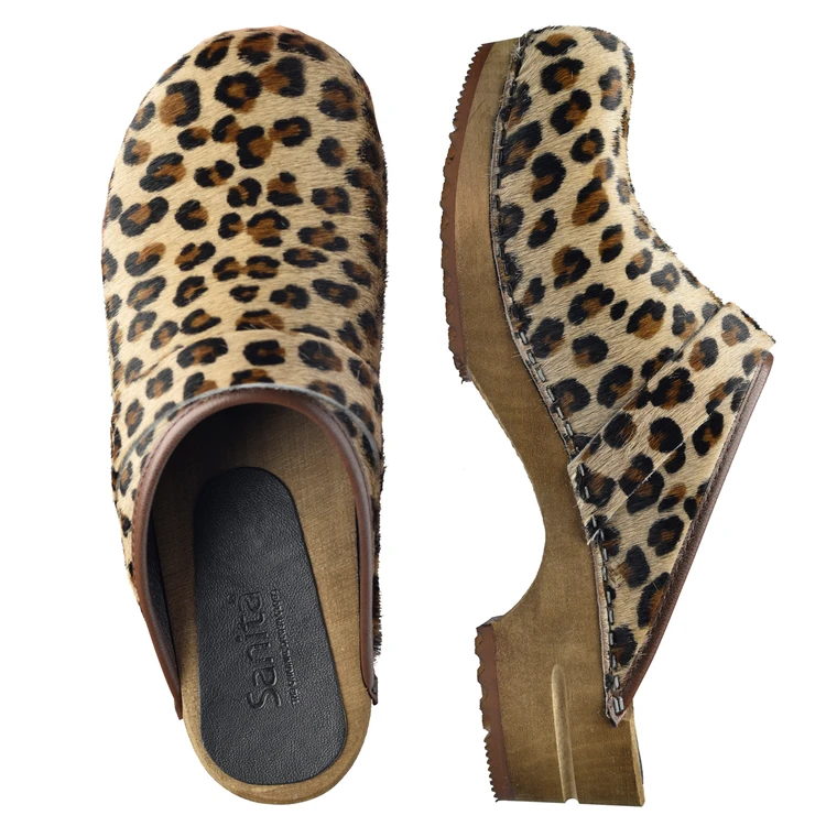 Sanita animal print clogs hot sale