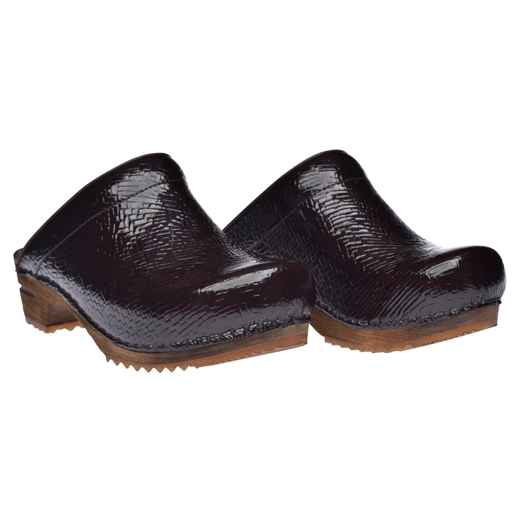 Sanita snakeskin clogs outlet