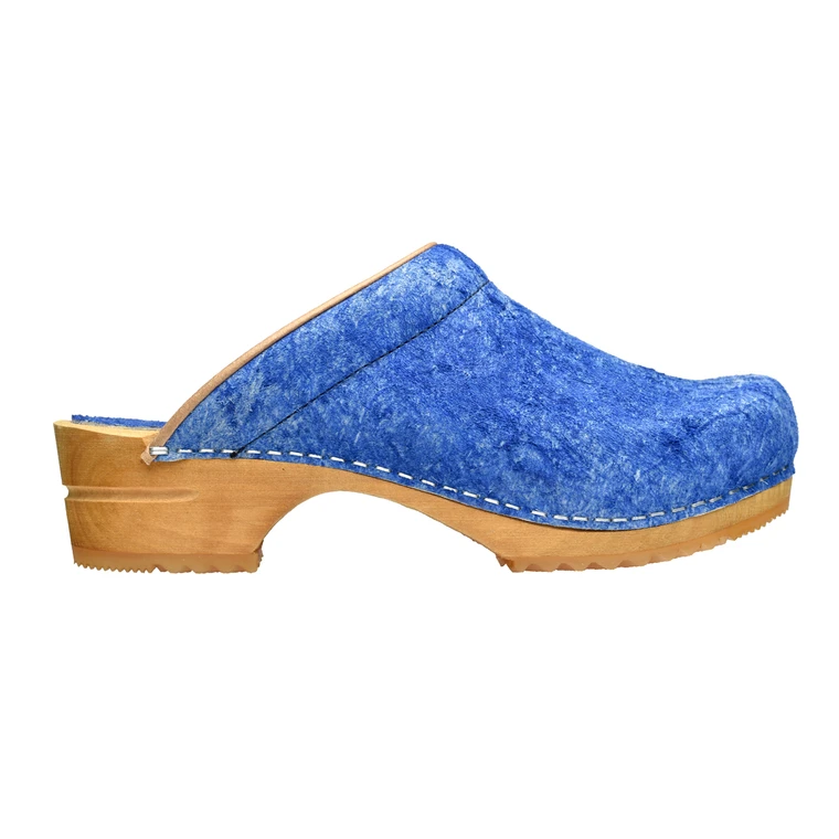 Blue swedish clogs top