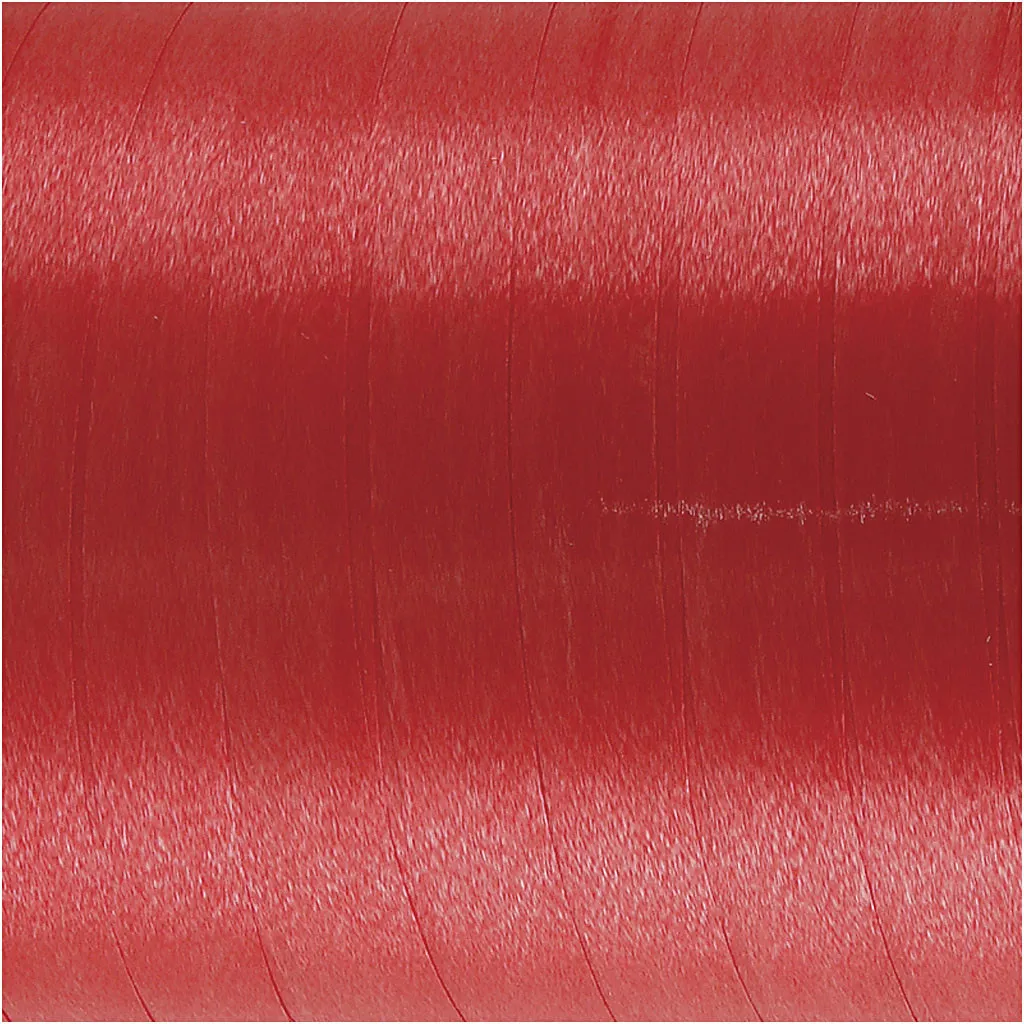 Smukt rødt gavebånd i 10 mm bredde - 250 m