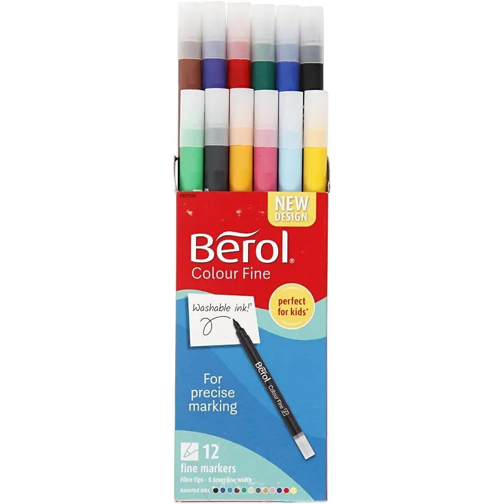 Få liv i dine tegninger med disse farver fra Berol Colourfine
