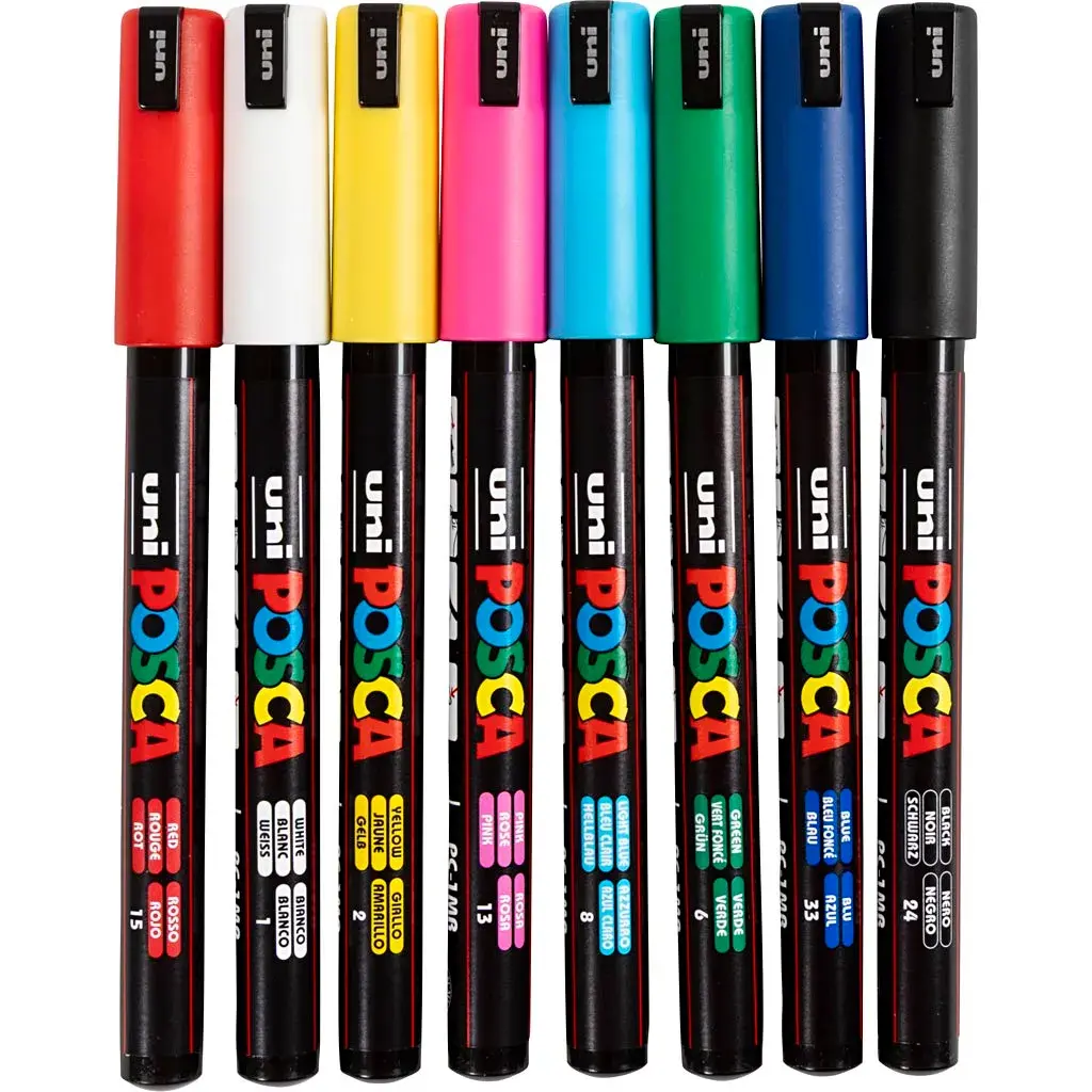 Posca Tusch PC-1MR | Extra-fine 0,7 mm streg kvalitet
