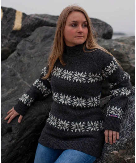 lække virksomhed Stue Norwool islænder sweater - dame