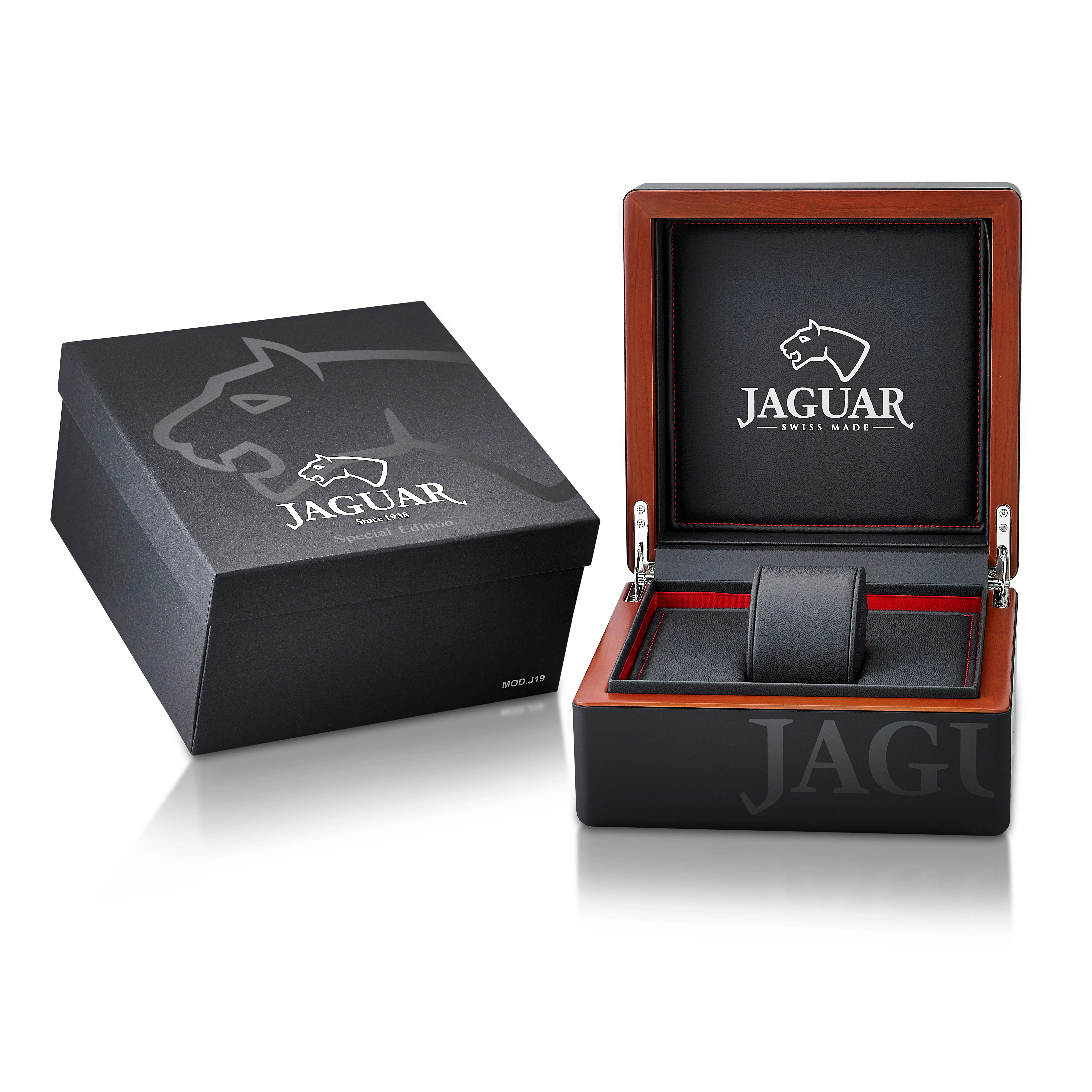 OROLOGIO ANALOGICO DATA UOMO JAGUAR ACAMAR J882 1 PELLE 44 NERO ORIGINAL AI 2024