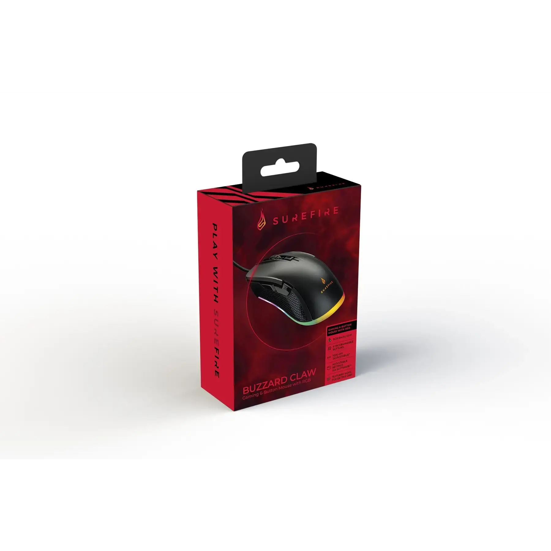 SureFire, Gamingmus, Buzzard Claw, RGB - 7200 DPI - Køb billigt på ...