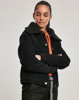 Buy Urban Classics Ladies Oversized Corduroy Sherpa Jacket | Money Back  Guarantee | ARMY STAR