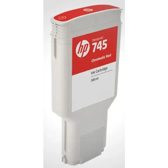Red Hp Ink HP No745 cromatic red ink cartridge 300ml - Køb billigt på Grafical.dk