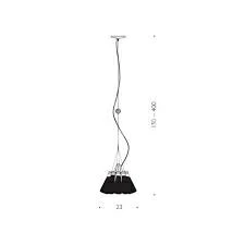 friktion Forhandle Droop Campari Light 400cm Pendant - Ingo Maurer - Buy online