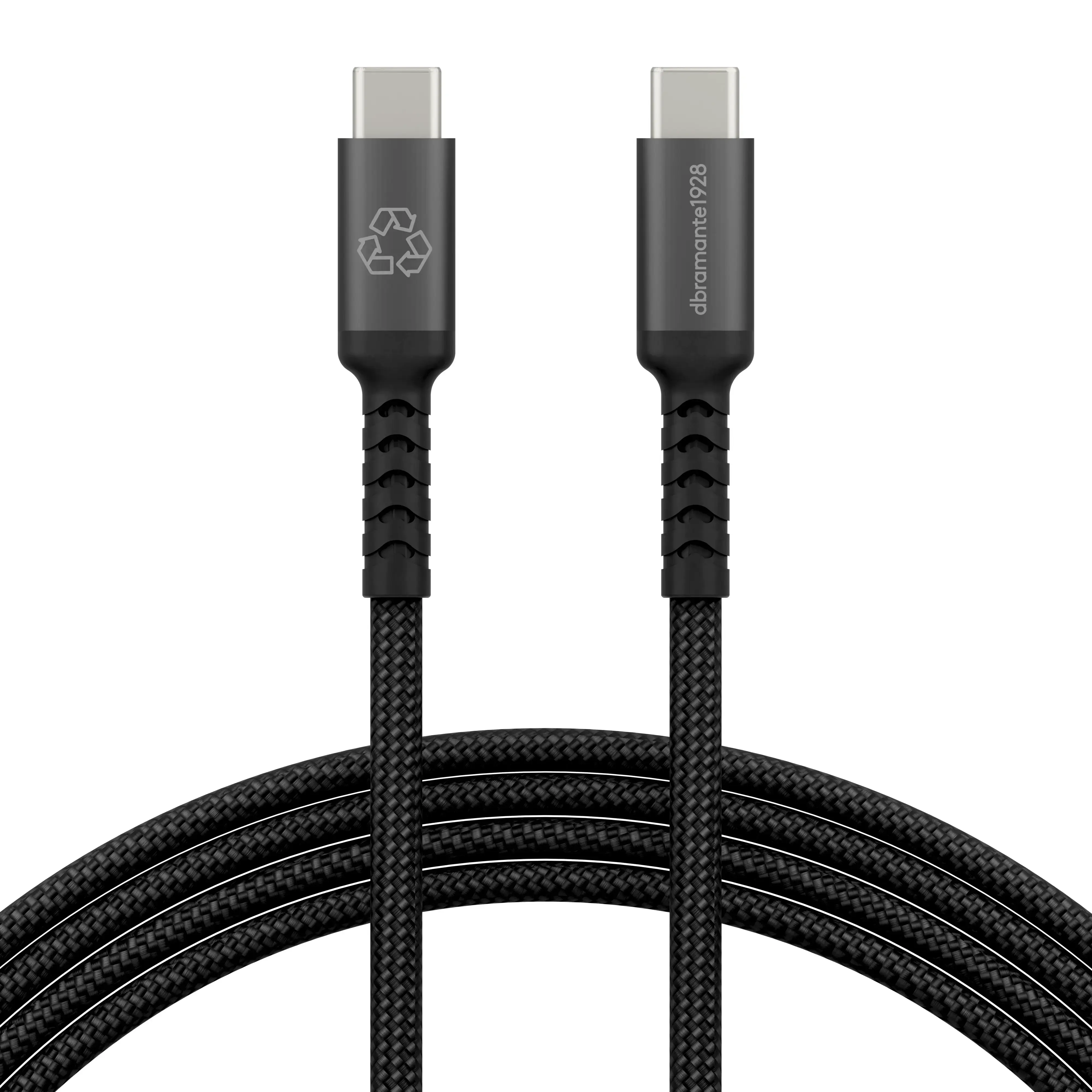 Oplader, Dbramante1928, IT - Cable - BRD - 2m USB-C/USB-C 240W - Sort ...