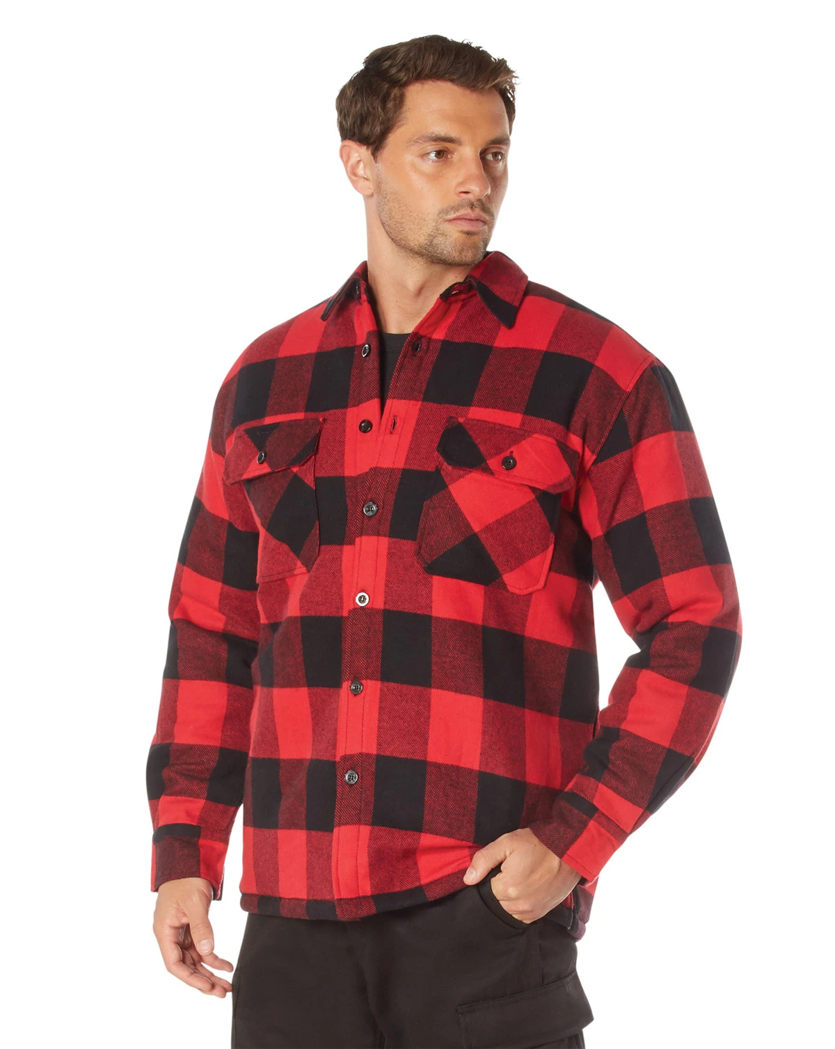 Buy Rothco Buffalo Plaid Quilted Lined Jacket   Money Back