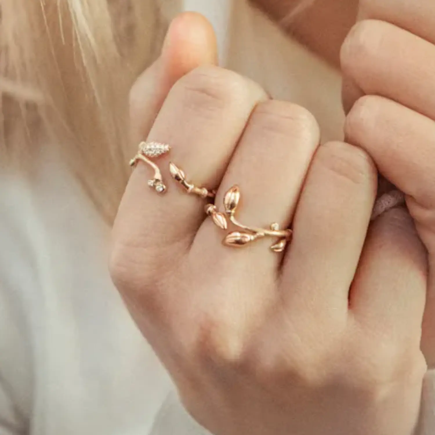 OLE LYNGGAARD COPENHAGEN Forest Blooming ring A2882-401