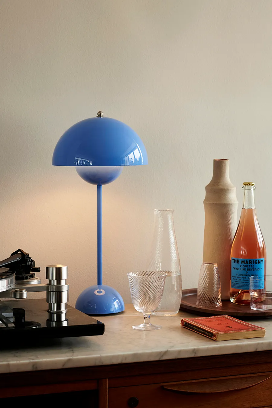 Falde sammen livstid velordnet Flowerpot bordlampe | Køb Verner Panton VP3 bordlampen her