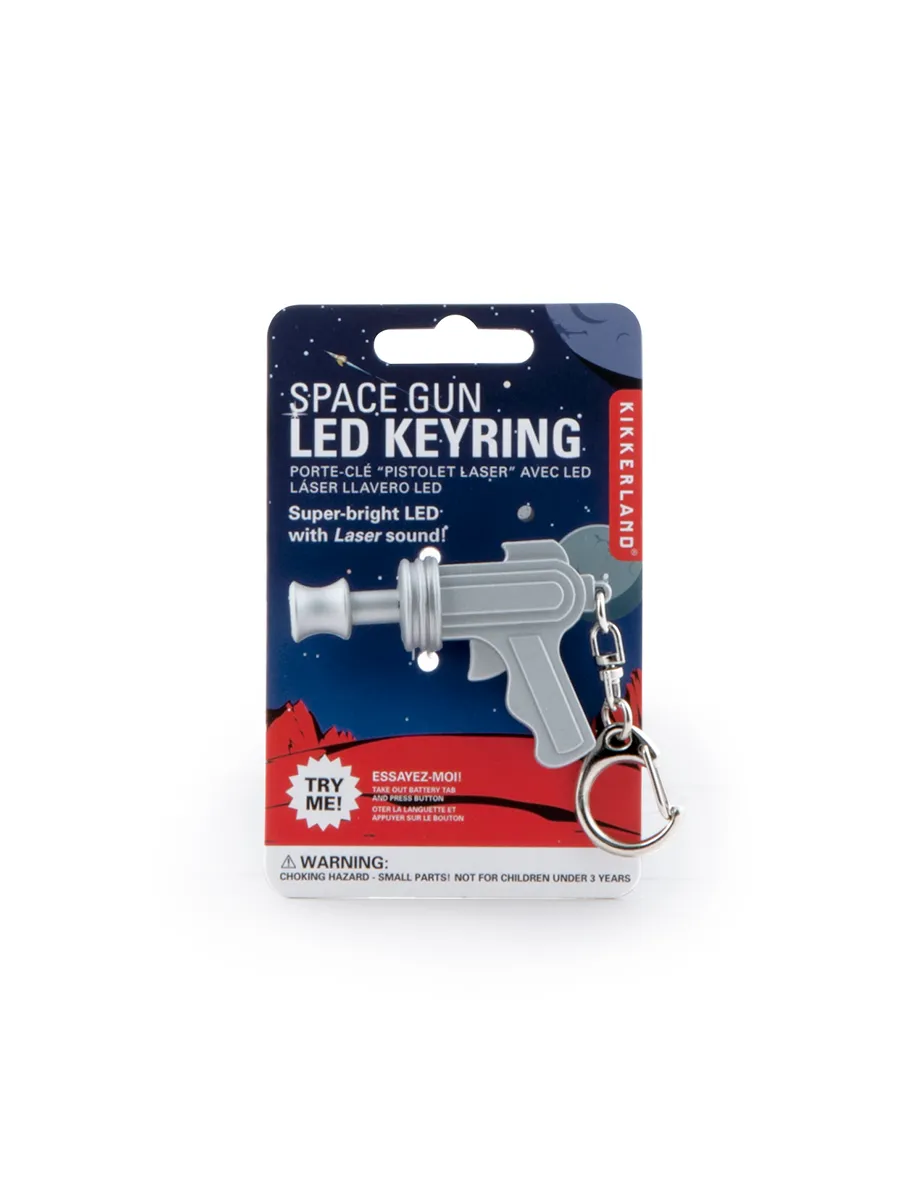 Space Gun LED Keychain