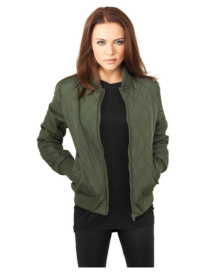 Buy Jacket Urban Nylon Women ARMY - Money Classics Back Guarantee | Quilt Diamond STAR |