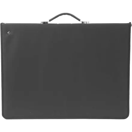 nyse uhøjtidelig Utroskab Portfolio taske A3 sort med hank og skulderrem 46 x 36 cm - sort - Køb  billigt på Grafical.dk