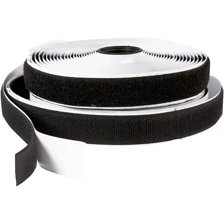 Lade være med vælge Bryde igennem Velcrobånd selvklæbende sort - bredde: 2 cm længde: 5 m - Køb billigt på  Grafical.dk