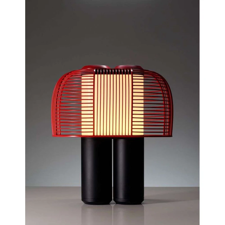 Red and black lamps hotsell