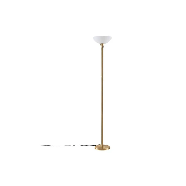 Ignacia Floor Lamp Brass Opal Lindby Buy online