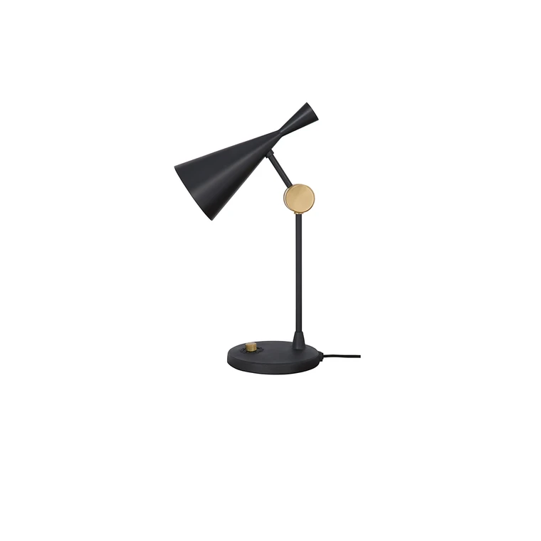 Beat Table Lamp Matt Black Brass Tom Dixon