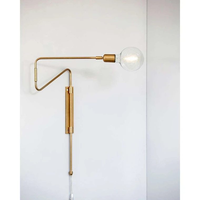 Swing Wall Lamp 35cm Brass House Doctor Buy online