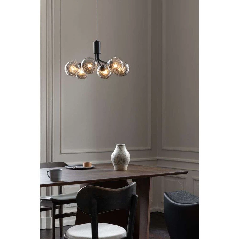 Staggered glass burst chandelier discount