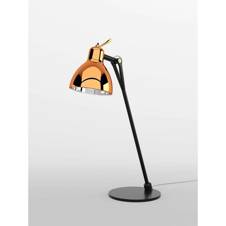 Black and copper bedside lamp hotsell