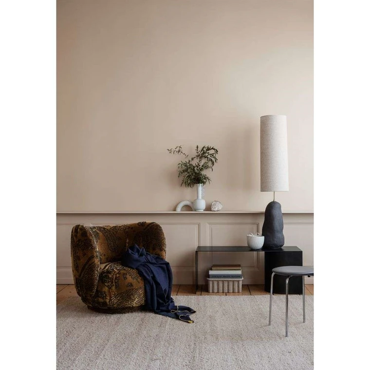 Hebe Floor Lamp Large Black Natural ferm LIVING