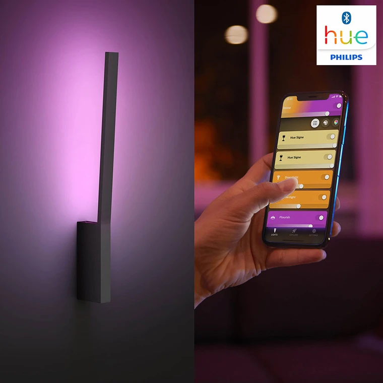 Philips hue liane wall light discount