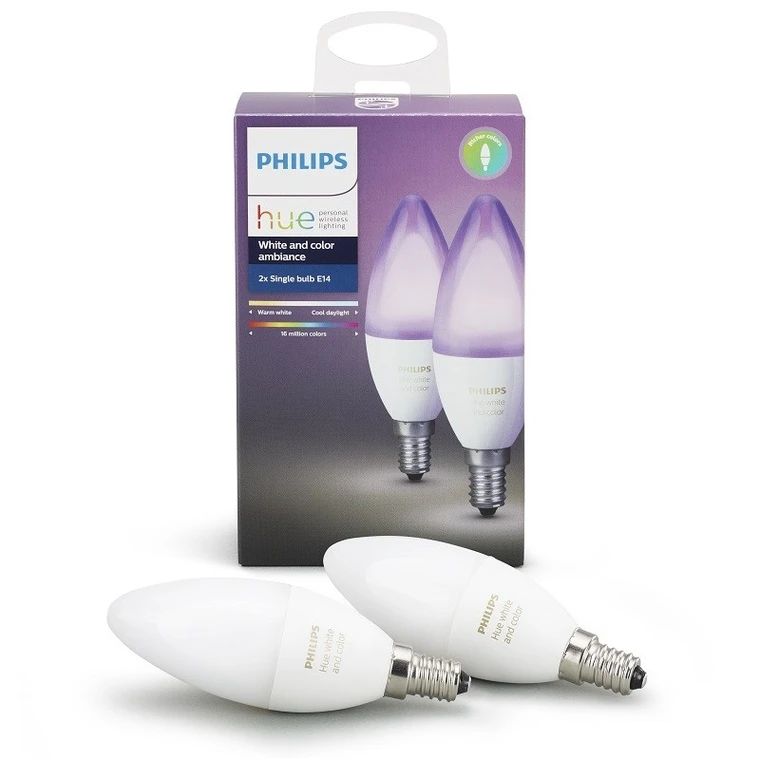 2x Philips Hue Warm White GU10 Bulb, Smart Lighting, Bluetooth (Twin  Pack)