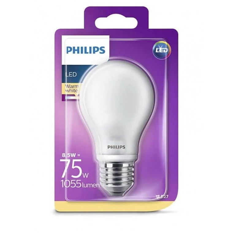 Philips LED globe ampoule opaque non dimaar - E27 G120 8,5W 1055lm 2700K  230V