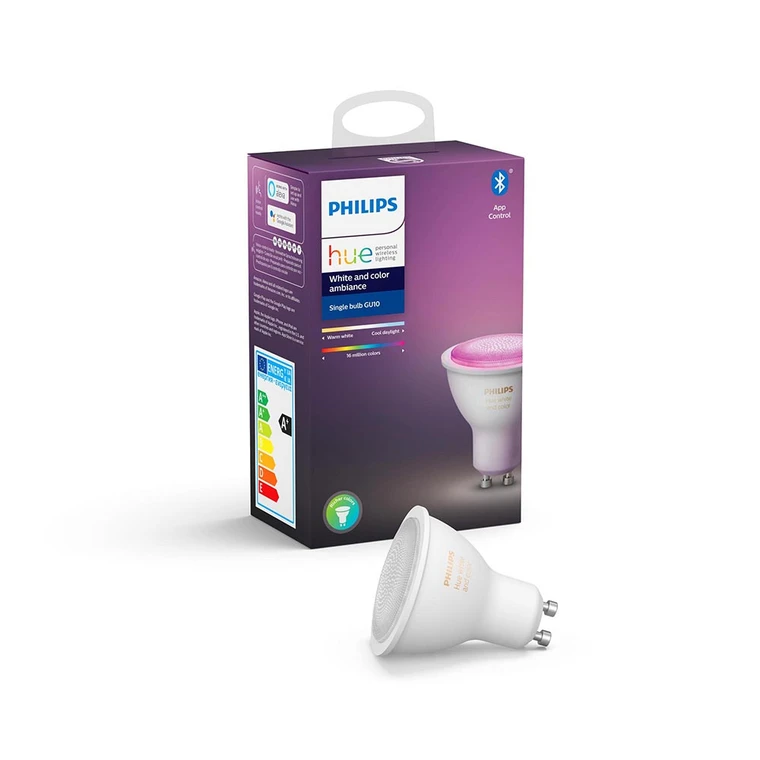Philips Hue White & Color 6W Bluetooth GU10 Bulb - Philips Hue - Buy online