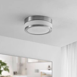 Flavi Ceiling Lamp Opal Nickel Lindby Buy online