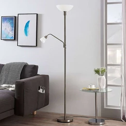 Jost Floor Lamp Nickel Lindby Buy online