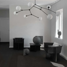 Drop Bulp Chandelier Grey - 101 Copenhagen - Buy online Drop Bulp Chandelier Grey - 101 Copenhagen - Buy online