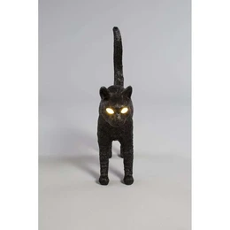 Seletti Jobby The Cat Black Lamp