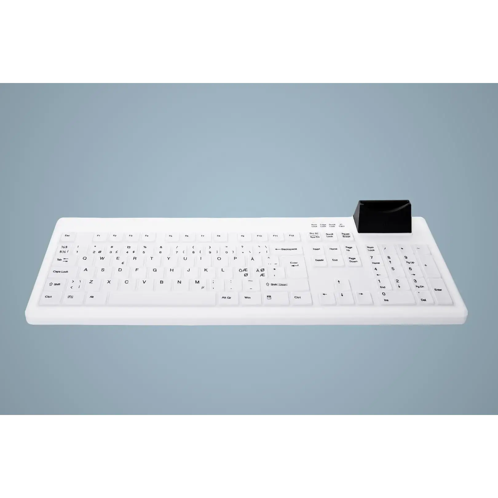 Tastatur, Cherry Active Key Hygiene SC Desktop Keyboard Sealed USB, White