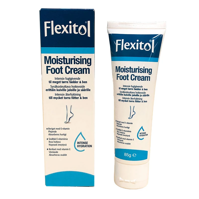 Flexitol Moisture Foot Cream, 85 g mild fodcreme med Evitamin & 10 urea