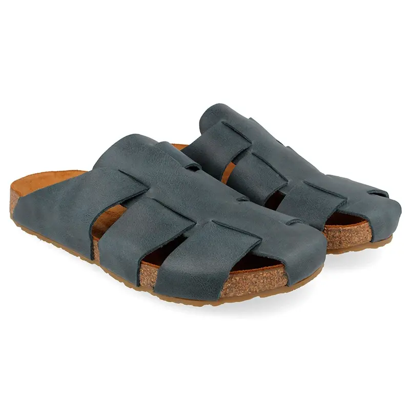 HAFLINGER Pius Sandale – Bio-Leder, Korkfußbett, Unisex, Bequem & Rutschfest