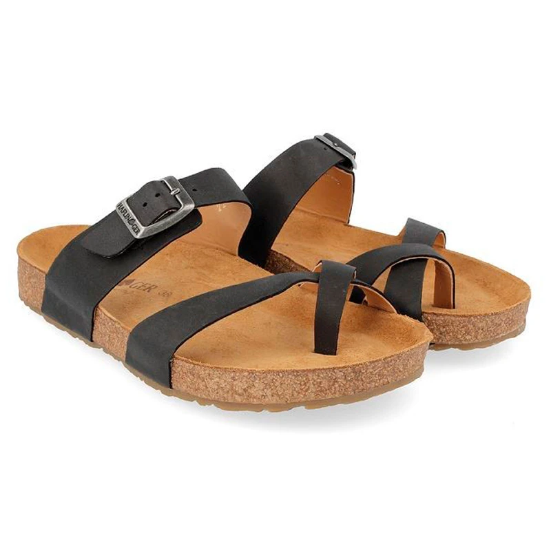 HAFLINGER Bio Juno leren sandaal kurken voetbed unisex, 36 EU HAFLINGER Bio Juno leren sandaal kurken voetbed unisex, 36 EU
