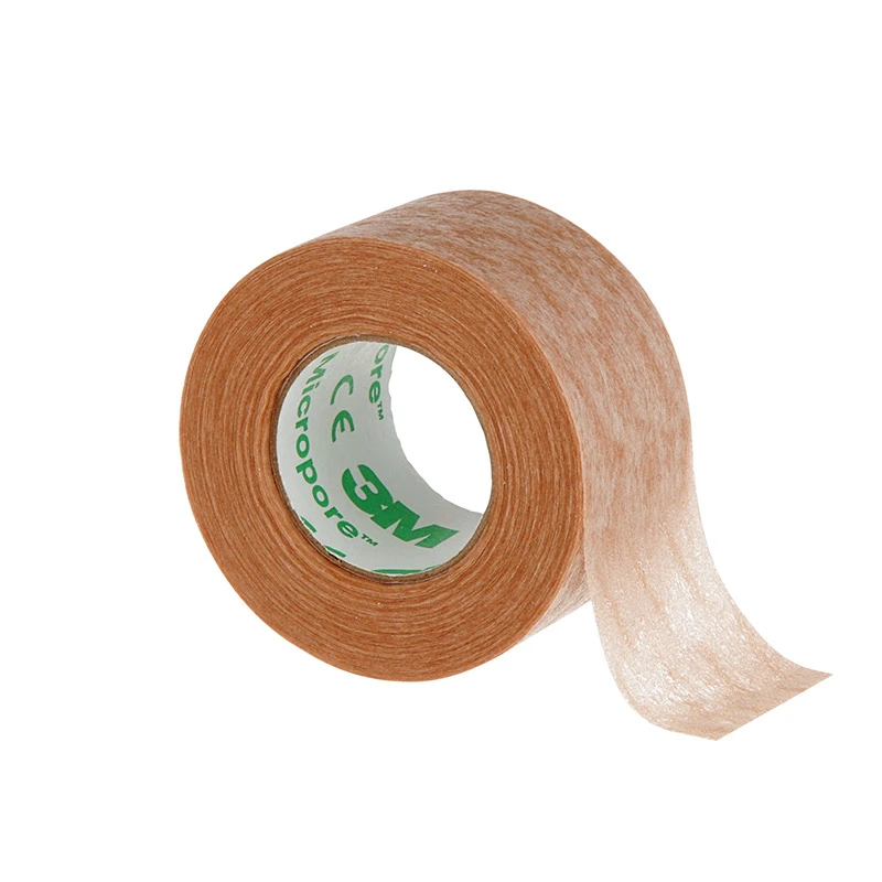 3M Micropore tape 2,5 cm bred i hvid eller brun | mitliv.dk