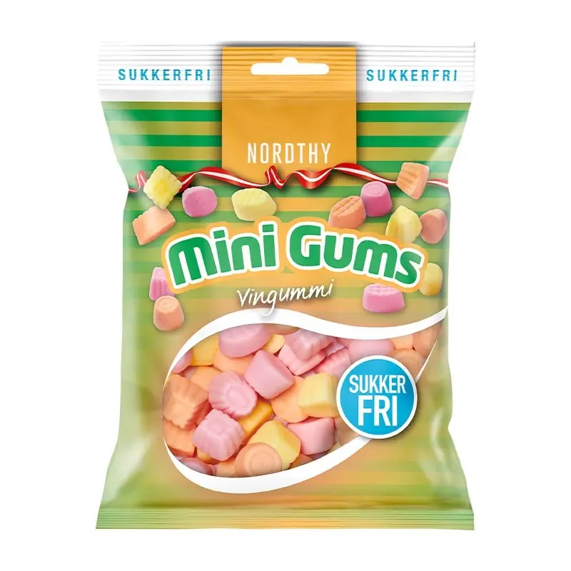 Nordthy Mini Gums 60 g | Sukkerfri slik